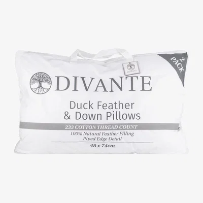 The Range Duck Feather & Down Pillow Pair