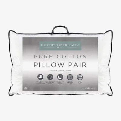 The Range Pair of Pure Cotton Pillows