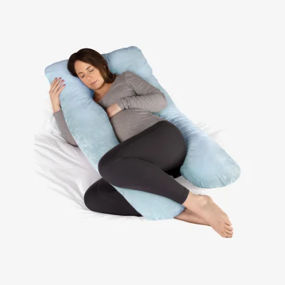 The Range Pregnancy Pillow - Blue