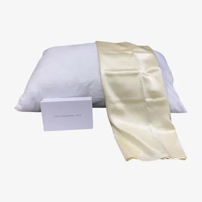 The Range Mulberry Silk Pillowcases - Cream