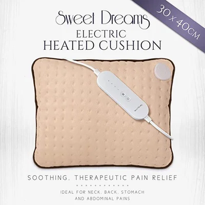 The Range Heated Cushion Pillow Heat Pad - 110W - Beige / Large