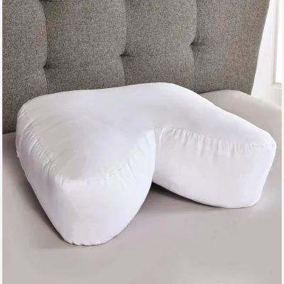 The Range Recessed Side Sleeper Pillow - White