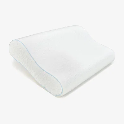 The Range Costway Ventilated Gel Memory Foam Pillow-White - White
