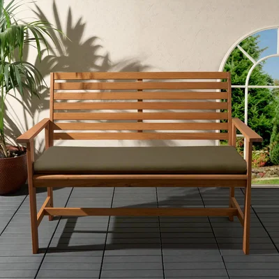 The Range 2 Seater Foam Bench Pad - Khaki