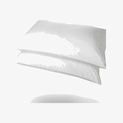 The Range Superbounce Hollowfibre 2 Pack Pillow Polycotton Cover - White