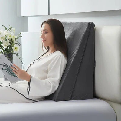 The Range Dual Layer Adjustable Memory Foam Wedge Pillow - Grey