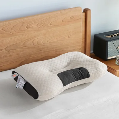 The Range Premium Sleep Support Knitted Pillow for All Seasons - White