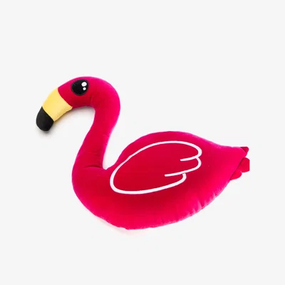 The Range Flamingo Cushion Pop up Pillow  - Pink