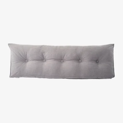 The Range Wedge Headboard Pillow with Removable Cover - Light Grey