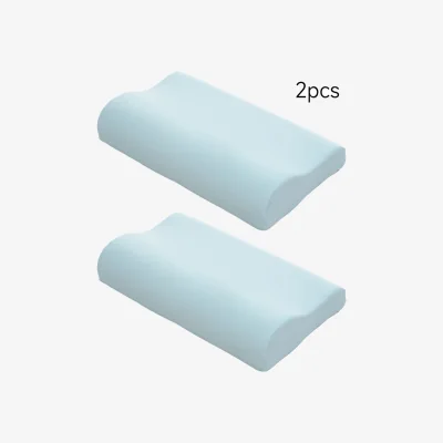 The Range Memory Foam Pillow with Removable Cover - Green / 2