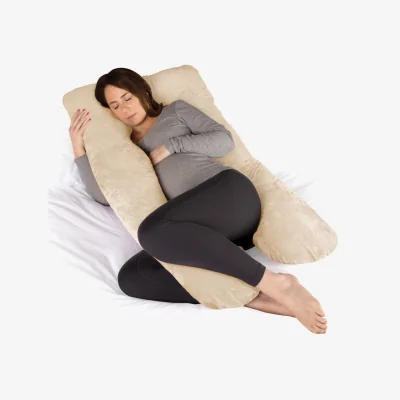The Range Pregnancy Pillow - Cream