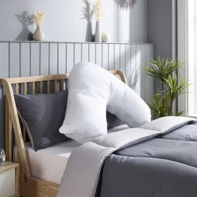 The Range Slumberdown V Shape Pillow - White