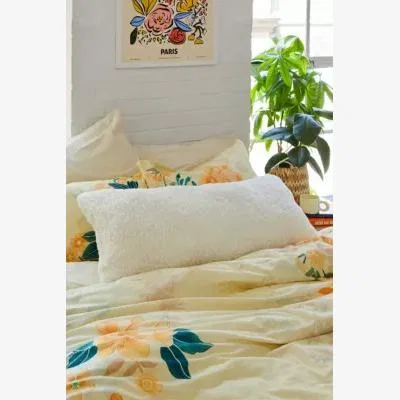 Urban Outfitters Ivory Shearling Body Pillow - Beige ALL at Urban Outfitters