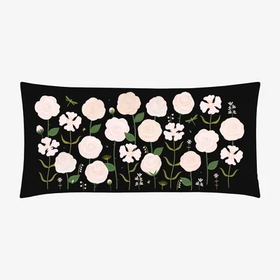Wolf & Badger Black Infinitely Iconic Bitch Lumbar Pillow Girl W/ Knife