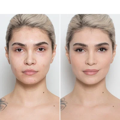 Wolf & Badger Brown / Neutrals Alibi - The Perfect Cover Fluid Foundation - Pillow | One Size | Delilah