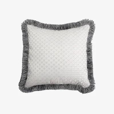 Wolf & Badger Anthracite Decorative Pillow One Size Km Home Collection