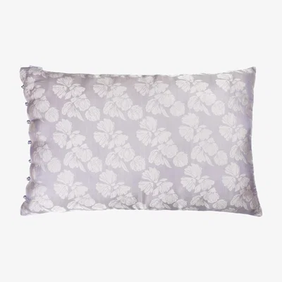 Wolf & Badger Silk Pillow Case - Grey Uk Double The Annam House