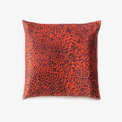 Wolf & Badger Animalier 100% Silk 50 Cm X 50 Cm Pillow Case Gelso Milano