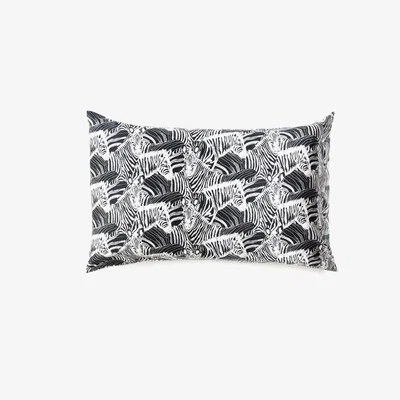 Wolf & Badger Zebra 100% Silk Pillow Case Gelso Milano