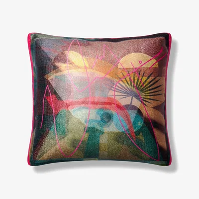 Wolf & Badger Eye Of The Tiger Limited Edition Pillow Medium Medium Bless My Funk Home