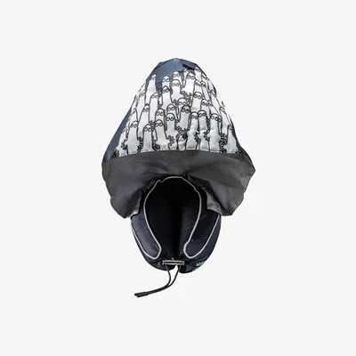 Wolf & Badger Black The Hattifatteners Travel Pillow Set | One Size | Kapture