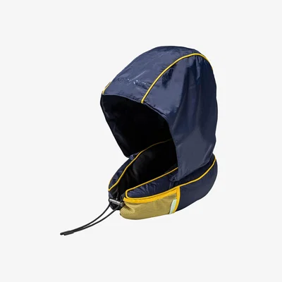 Wolf & Badger Blue / Yellow / Orange Room Travel Pillow Set - Sunset Sail | One Size | Kapture