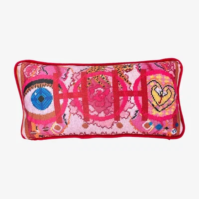 Wolf & Badger Velvet "Ooh La La" Feather Down Pillow Mommani Threads