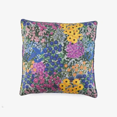 Wolf & Badger Square Pillow Cover In Pré Fleuri Sophie Williamson Design