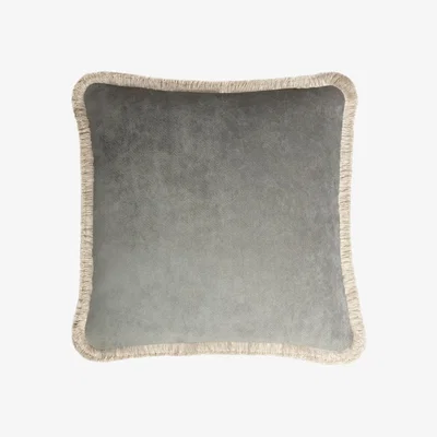 Wolf & Badger Neutrals Pearl Happy Pillow Lo Decor