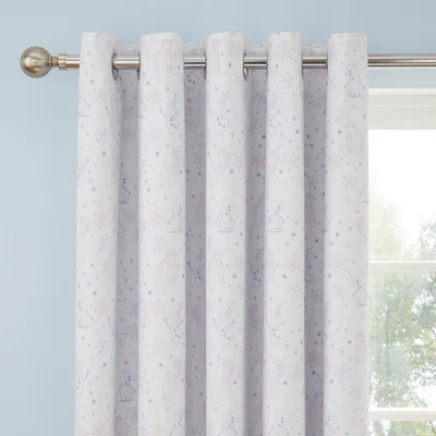 Dunelm Disney Frozen Blackout Eyelet Curtains MultiColoured