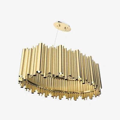 Amara DelightFULL - Brubeck Oval Suspension Light - Gold