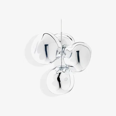Amara Tom Dixon - Melt Chandelier - Chrome - Small