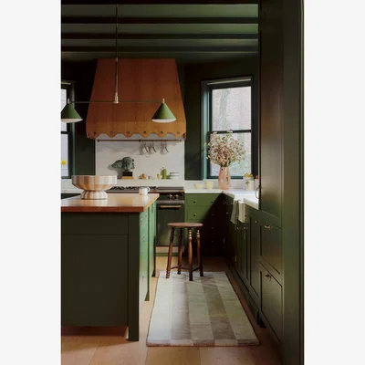 Anthropologie Greenwich Enameled Metal Chandelier
