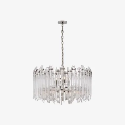 Andrew Martin Adele Chandelier Nickel, Polished Nickel - Andrew Martin