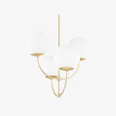 Andrew Martin Carrie Chandelier, Brass - Andrew Martin