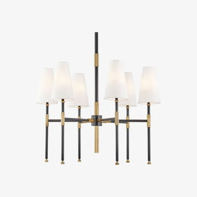 Andrew Martin Bowery Chandelier Bronze, Small, Aged Old Bronze - Andrew Martin