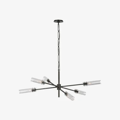 Andrew Martin Casoria Radial Chandelier Bronze, Light - Andrew Martin