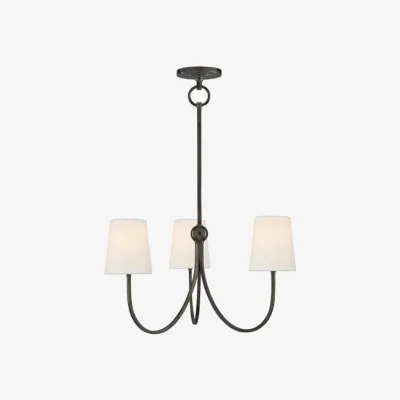 Andrew Martin Reed Chandelier Bronze, Light - Andrew Martin