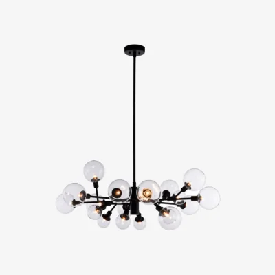 Andrew Martin Brooklyn Ceiling Light Black, Chandelier - Andrew Martin