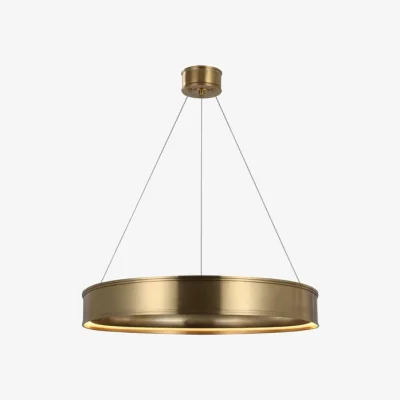 Andrew Martin Connery Chandelier Brass, Medium, Antique-Burnished Brass - Andrew Martin