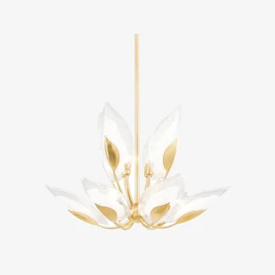 Andrew Martin Blossom Chandelier, Small, Gold - Andrew Martin
