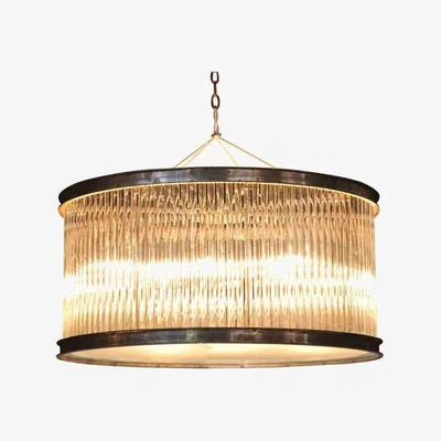 Barker and Stonehouse Timothy Oulton Rod Medium Chandelier, Grey Metal | Barker & Stonehouse