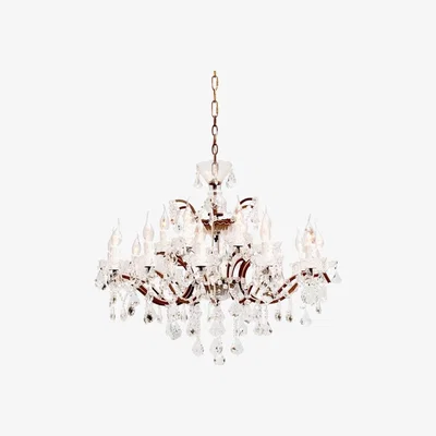 Barker and Stonehouse Timothy Oulton Crystal Medium Chandelier, Crystal