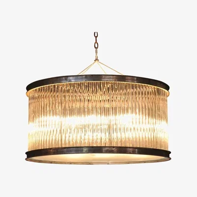 Barker and Stonehouse Timothy Oulton Rod Medium Chandelier, Natural