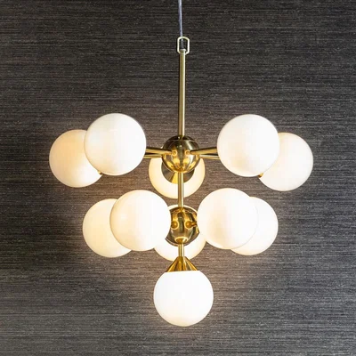 Barker and Stonehouse Globe Bulb Gold Pendant