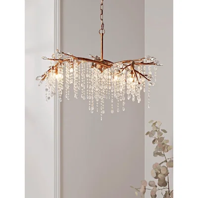 Cox and Cox NEW Cascading Crystals Chandelier