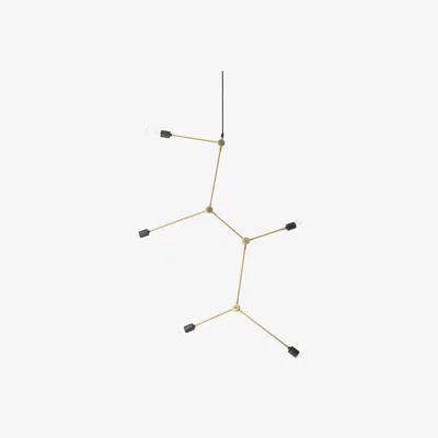 The Conran Shop Harrison Chandelier Brass