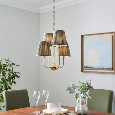 Dunelm Adie 4 Light Chandelier
