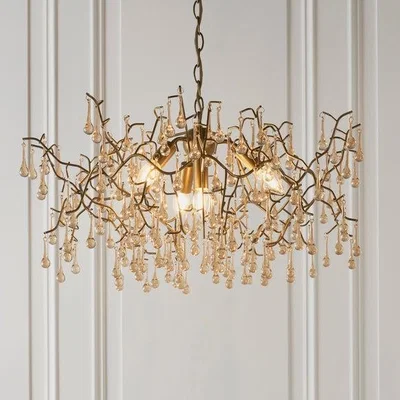 Dunelm Return - Vogue Wisteria 4 Light Chandelier