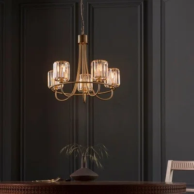 Dunelm Return - Vogue Laney Traditional 5 Light Chandelier